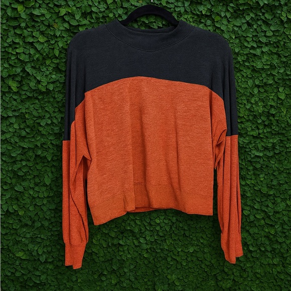 Prana Sweaters - PRANA COZY UP MOCK NECK TERRACOTTA BLOCK